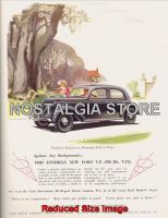 1936 British Market Ford V8 - Retro Car Ads - The Nostalgia Store